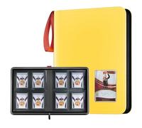 ProCase Álbum para Cartas Toploader, Carpeta Binder Almacenamiento para 144 Tarjetas Coleccionables Ideal para Trading Cards or Sports Cards 3" * 4" compatible con MTG TCG (Amarillo)