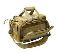 ProCase Bolsa Táctica para Armas al Campo Disparo, Gran Bolsa de Lona Acolchada para Pistola Cargador Munición, Bolso Estilo Militar para Caza, Disparo Deportivo, Campo de Tiro -Khaki