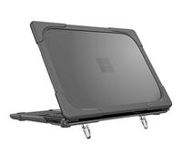 ProCase Carcasa Dura para Microsoft Surface Laptop 2/3 / 5 Alcantara 13.5", Funda Rígida con Soporte Plegable para Microsoft Surface Laptop 2ª Gen / 3ª Gen / 5ª Gen 13.5 Inch Alcantara -Gris