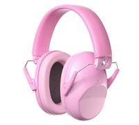 ProCase Cascos Antiruido para Niños NRR 22 dB, Orejeras Insonorizadas con Cancelación de Ruido y Diadema Ajustable, Protectores Auditivos Infantiles- Rosa