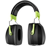 Procase Cascos Protección Auditiva Ajustables de 33db NRR, Orejeras Antiruido Cancelación de Ruidos para Disparar y Cazar Defensores Auditivos Plegable Compacto -Verde