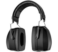 ProCase Cascos Protección Auditiva Ajustables de 33db NRR, Orejeras Antiruido Cancelación de Ruidos para Disparar y Cazar Defensores Auditivos Plegable Compacto -Negro