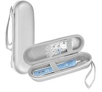 ProCase Estuche Cepillo Dientes Eléctrico para Oral B -Plata | Funda Cepillo Dientes Eléctrico Compatible con Oral B/Oral-B Pro/Oral-B Pro 3 3000/3900N/Oral-B iO 2/3//Philips Sonicare