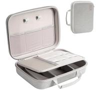 ProCase Estuche Compatible con MacBook Power Adapter Magic Mouse 2 Apple Pencil Guarda USB Flash Disk SD Tarjeta Cargador de iPad iPhone Funda Antigolpes para Accesorios Electrónicos (Gris, XL)