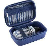 ProCase Estuche De Viaje para Paquetes De Enjuague Nasal NeilMed, Bolsa Portátil para Neti Pot Maoever, Estuche para Botella Y Paquetes De Sal para Lavado Nasal - Azul Marino