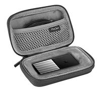 ProCase Estuche de Viaje para SSD WD My Passport 1TB 2TB 256GB 512GB USB 3.1, Funda Rígida Antigolpes para Disco Duro Externo Unidad Estado Sólido Portátil -Negro