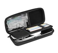 ProCase Estuche Goma EVA para Estetoscopio, Caja Foam Antichoques de Viaje para Fonendoscopio 3M Littmann/MDF/Riester/ADC, Almacenamiento con Bolsillo de Malla para Accesorios -Negro