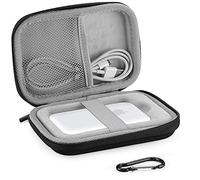 ProCase Estuche para Batería de MagSafe, EVA Funda Protectora Portable y Antigolpes con Correa de Mano y Hebilla en D para el Paquete de Baterías Apple MagSafe -Negro