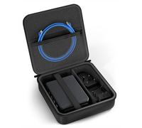 ProCase Estuche Rígido de Transporte para Routers de Viaje Glinet GL-BE3600 (Slate 7)/SFT1200 (Opal)/MT3000 (BerylAX)/AXT1800/A1300, para Routers WiFi, Adaptador de Corriente y Accesorios -Negro