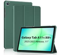 ProCase Funda Compatible con Samsung Galaxy Tab A11+/A11 Plus 11" 2025 SM-X230/SM-X235/SM-X236B - TPU Antigolpes para Tablet 11" con Soporte Trifold Magnético Y Autoactivación -Mverde