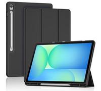 ProCase Funda Compatible con Samsung Galaxy Tab S10 FE+ / S10 FE Plus 13.1 Pulgadas 2025 (SM-X620/ X626/ X626B), Carcasa Híbrida con Soporte para S Pen, Auto Sueño/Activación -Negro