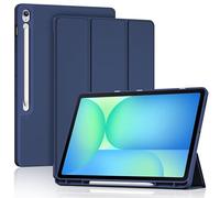 ProCase Funda Compatible con Samsung Galaxy Tab S10 FE+ / S10 FE Plus 13.1 Pulgadas 2025 (SM-X620/ X626/ X626B), Carcasa Híbrida con Soporte para S Pen, Auto Sueño/Activación -Armada