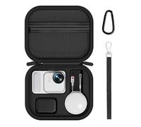 ProCase Funda de transporte para Insta360 GO Ultra Standard, bolsa de viaje portátil rígida con correa de muñeca para accesorios de cámara de acción GO Ultra, color negro