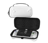 ProCase Funda de Transporte para ROG Ally y ROG Ally X 7" 2025, Estuche Rígido EVA de Viaje con 5 Ranuras para Tarjetas SD, Bolsa Protectora para Consola Portátil y Accesorios - Blanco