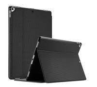 ProCase Funda Delgada para iPad Pro 12.9" 2017/2015, Carcasa Protectora Antideslizante Tipo Folio para Apple iPad Pro 12.9" 1ª Gen 2015 / 2ª Gen 2017 A1584 A1652 A1670 A1671 A1821 -Negro