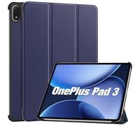 ProCase Funda Delgada para OnePlus Pad 3 de 13,2 Pulgadas 2025，Carcasa Ultrafina con Portalápices y Protección Completa para Lente Funda Plegable de Cuero PU para Tableta -Azul