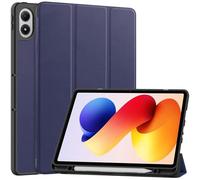ProCase Funda Giratoria para Xiaomi Redmi Pad 2 Pro 12.1" 2025, Carcasa Protectora de Piel con Rotación 360° y Función Soporte, Funda Folio con Cierre Magnético- Marina
