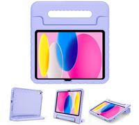 ProCase Funda Infantil para iPad 10ª Gen 10,9" 2022 y iPad (A16) 11ª Gen 11" 2025 (A3354 A3355 A3356), Funda Protectora Anti Caídas con Soporte para Apple Pencil A2696 A2757 A2777-Púrpura Claro