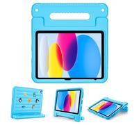 ProCase Funda Infantil para iPad A16 11ª/10ª Gen con Portalápiz, Partyblue | Antigolpes y Ligera con Asa Giratoria 180° y Soporte de Doble Ángulo, Compatible con iPad 11" 2025 y 10,9" 2022 para Niños