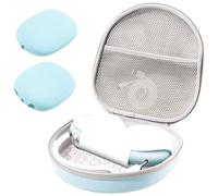 ProCase Funda Inteligente para AirPods MAX Auriculares, Portable Estuche Rígido con Bolsillo de Malla, Resistente Antichoques Alternativa para AirPods MAX y Otros Accesorios -Azul Claro
