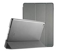ProCase Funda Inteligente para iPad Air 2, Carcasa Folio Ligera y Delgada con Smart Cover/Reverso Translúcido Esmerilado/Soporte, para Apple iPad Air 2 (A1566 A1567) -Metálico