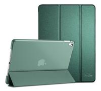 ProCase Funda inteligente para iPad Pro de 9.7 pulgadas 2016, ultra delgada y ligera, con cubierta trasera translúcida esmerilada para iPad Pro de 9.7 pulgadas (A1673 A1674 A1675), color verde