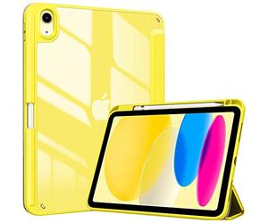ProCase Funda iPad A16 11ª/10ª Gen 2025/2022 con Porta Lápiz -Amarillo