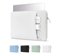 ProCase Funda para 14" MacBook Pro M5-M1 - Avena | Rellena, bolsillo delantero. Ideal para profesionales, estudiantes, viajes. Compatible con 14" Lenovo/HP/Acer/Asus.