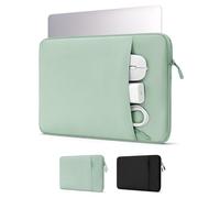 ProCase Funda para 16" MacBook Pro M5-M1 - Verde Sauce | Rellena, bolsillo delantero. Ideal para profesionales, estudiantes, viajes. Compatible con 16" Lenovo/HP/Acer/Asus.