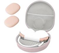 ProCase Funda para Auriculares AirPods MAX 2020 con 2 Fundas de Silicona Inteligentes, Bolsa de Viaje para Auriculares, Funda para Auriculares AirPods MAX, Color Rosa
