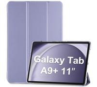 ProCase Funda para Galaxy Tab A9+ / A9 Plus 11 Pulgadas 2023,X210 X215 X216 X218 Carcasa Respaldo Translúcido Delgada Cubierta Protector Trifold Smart Cover -Lila