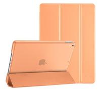 ProCase Funda para iPad 10,2 Pulgadas 9.ª/8.ª/ 7.ª Generación 2021/2020/2019 Modelo, Carcasa Dura Cubierta Protectora Tapa Inteligente Plegable para Nuevo iPad 9a/8a/7a Gen 10.2" -Naranja