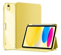 ProCase Funda para iPad 10.9" 10.ª Gen 2022, Carcasa Delgada Protectora de Tipo Folio Cubierta Inteligente para iPad 10 Generación 10.9 Pulgadas 2022 -Amarillo Oscuro