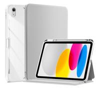 ProCase Funda para iPad 10.9" 10.ª Gen 2022, Carcasa Delgada Protectora de Tipo Folio Cubierta Inteligente para iPad 10 Generación 10.9 Pulgadas 2022 -Gris Plateado