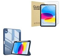 ProCase Funda para iPad 11ª Generación A16 2025 11" / iPad 10ª Generación 2022 10.9" Paquete con 2 Piezas Protector de Pantalla para iPad 11ª Gen A16 & iPad 10ª Gen 10.9"