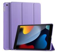 ProCase Funda para iPad 9 2021 y iPad 8 2020 y iPad 7 2019 10,2", Estuche Protector Tríptico de Soporte Delgado con Textura Cepillada para 10.2 Pulgadas iPad 9ª 8ª 7ª -Violeta