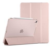 ProCase Funda para iPad Air 11" 2025 (M3) / 2024 (M2), Compatible con iPad Air 5ª Gen (2022) / 4ª Gen (2020) 10.9", Diseño Delgado y Ligero con Soporte para Lápiz, Modelos A3266 A3267-Rosa