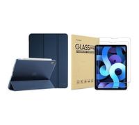 ProCase Funda para iPad Air 11 Pulgadas 2026 (M4) / 2025 (M3) / 2024 (M2) + 2 Piezas Protector Pantalla para iPad Air 5.ª/Air 4.ª Generación 10.9", iPad Pro 11(2022/2021/2020/2018) Dureza 9H