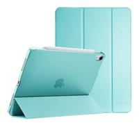 ProCase Funda para iPad Air 11 Pulgadas 2026 (M4) / 2025 (M3) / 2024 (M2), Compatible con iPad Air 5ª Gen (2022) / 4ª Gen (2020) 10,9 Pulgadas, Delgado, Ligero, Soporte Lápiz - Aqua