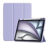 ProCase Funda para iPad Air 11 Pulgadas M4/M3/M2 (2026/2025/2024), iPad Air 11" 8ª/7ª/6ª/5ª/4ª Gen 10,9 Pulgadas (2022/2020) Carcasa Protectora con Soporte para Lápiz - Morado Claro