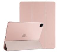 ProCase Funda para iPad Air 13" (M3) 2025 / iPad Air 13" 2024 / iPad Pro 12.9" 2022 2021 2020 2018, Smart Cover Folio Delgado Protectora, Modelos A3269 A3271 - Rosa