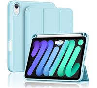 ProCase Funda para iPad Mini 7 A17 Pro 2024 / iPad Mini 6 2021, iPad Mini de 8,3 Pulgadas, iPad Mini 7th/6th Gen, Smart Case Cover para iPad Mini 7/6 de 8,3 Pulgadas, Azul Cielo