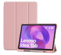 ProCase Funda para Lenovo Idea Tab 11" 2025 TB-336ZU/TB-336FU, Funda Folio con Soporte para Lápiz, Carcasa Protectora Delgada con Soporte Trifold y Cubierta Trasera Translúcida - Rosa Claro