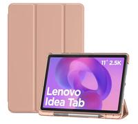 ProCase Funda para Lenovo Idea Tab 11" 2025 TB-336ZU/TB-336FU, Funda Folio con Soporte para Lápiz, Carcasa Protectora Delgada con Soporte Trifold y Cubierta Trasera Translúcida - Oro Rosa