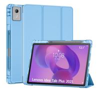 ProCase Funda para Lenovo Idea Tab Plus 12.1 Pulgadas 2025, Carcasa Protectora Delgada Smart Case Soporte Plegable Cubierta Rígida para Tableta Idea Tab Plus 12.1" Suspensión/Activación Auto -Azul