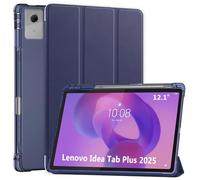 ProCase Funda para Lenovo Idea Tab Plus 12.1 Pulgadas 2025, Carcasa Protectora Delgada Smart Case Soporte Plegable Cubierta Rígida para Tableta Idea Tab Plus 12.1" Suspensión/Activación Auto -Marino