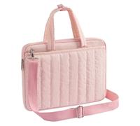 ProCase Funda Portátil para 14" MacBook Pro M5-M1/Max con Bandolera, Rosado | Compatible con Portátiles de 14" Lenovo/HP/Acer/Asus, con Asas, Correa Desmontable y Banda para Maleta, para Estudiantes