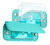 ProCase Funda Protectora para Nintendo Switch Lite con 2 Protectores de Pantalla Vidrio Templado, Estuche con Tapa Antiarañazos de Cubierta Suave y Delgada para Nintendo Switch Lite 2019 - Turquesa