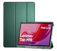 ProCase Funda Rígida Compatible Solo con Lenovo Tab M11 11" 2024 / Tab K11 / Tab K11e, No Compatible con Otros Modelos, Carcasa Folio con Soporte y Tapa Magnética - Mverde