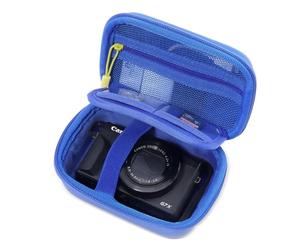 ProCase Funda Rígida para Canon G7X Mark III/II, G5X II, SX740, Sony ZV-1F/Cybershot, Ricoh GR III, Kodak Pixpro WPZ2/FZ55/FZ45 y LUMIX DC-TZ99E-K, Estuche de Viaje con Malla y Cremallera -Azul